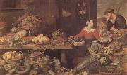 Frans Snyders, Fruit and Vegetable Stall (mk14)